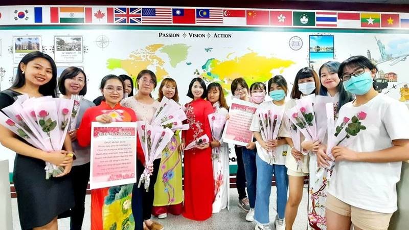 明道國際生慶祝越南婦女節及聖紀節 撫慰學子思鄉之情