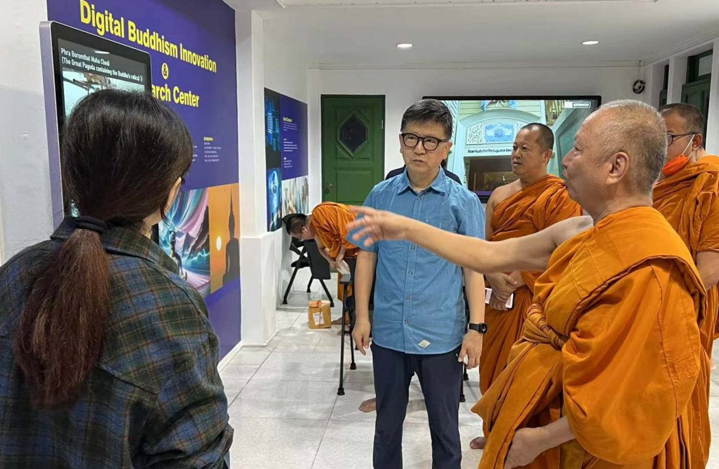 宓雄率網龍團隊助力泰國聯合國數字佛教創研中心部署