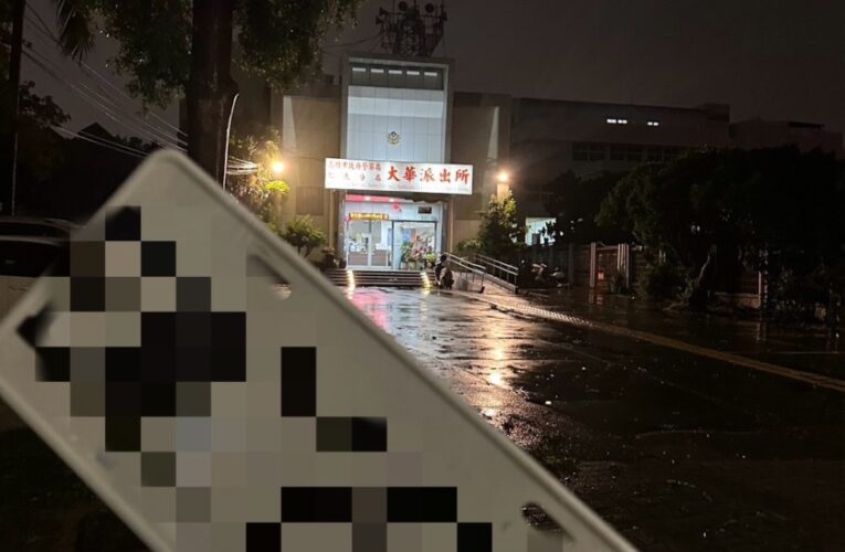 立委林岱樺風雨中勘災遺失車牌   發現原來不只她…急呼籲