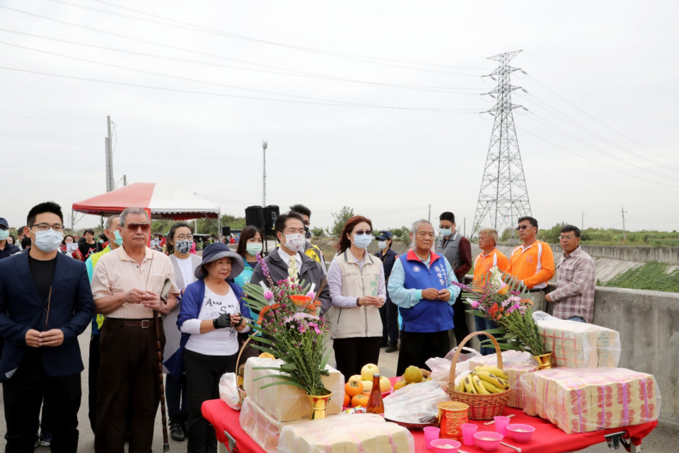 南市後壁區菁寮大排橋樑捐贈暨引道工程動土