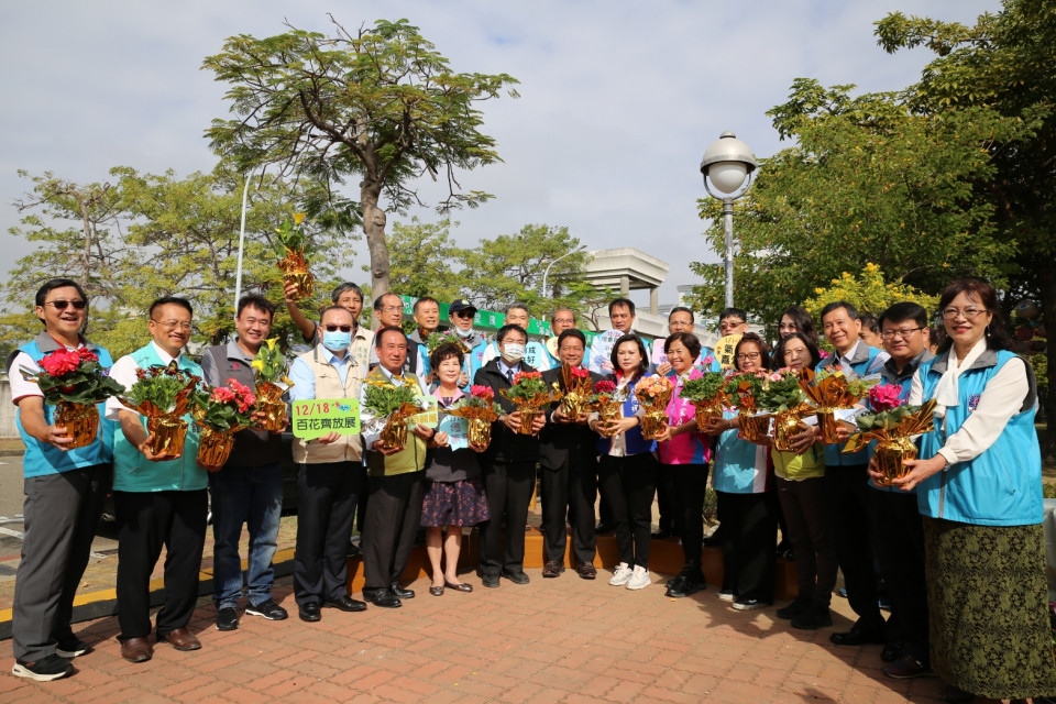 百花齊放先迎春  南市府會共揭縣市合併升格10週年活動序幕