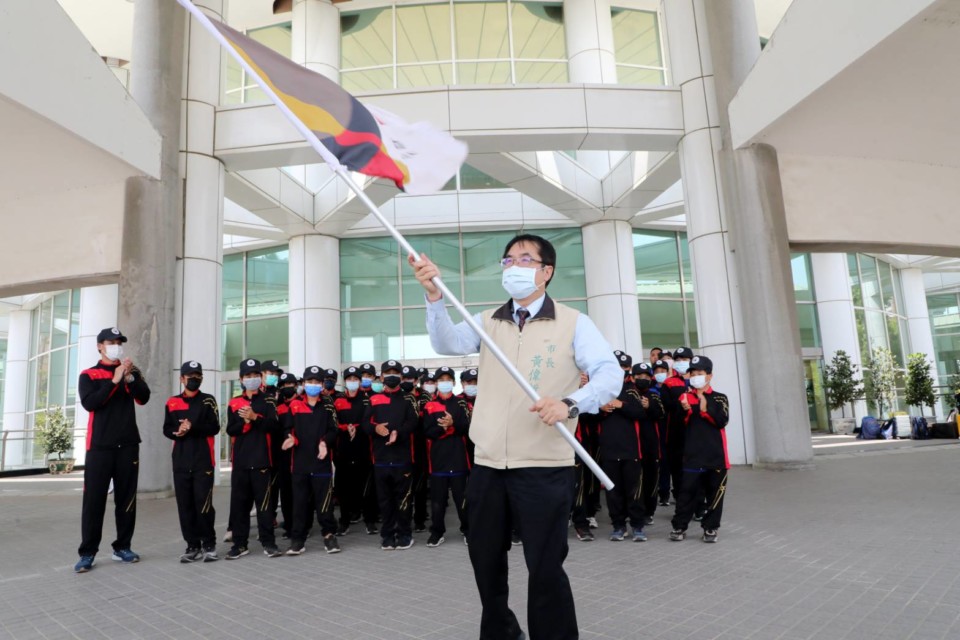 110年全國原住民族運動會 南市今授旗