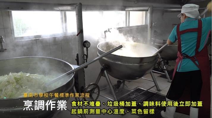 南市教局製拍校園供膳流程 微教學