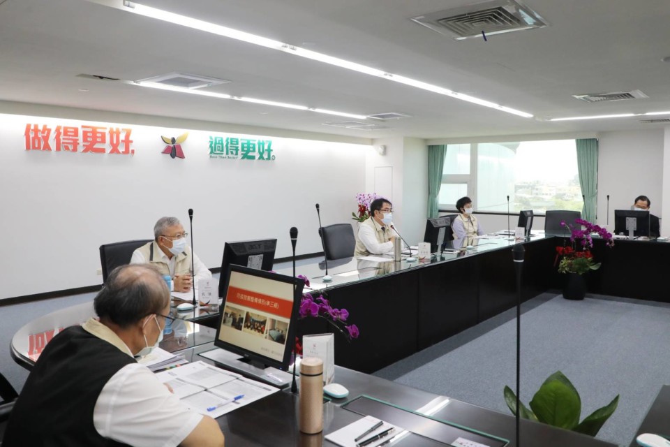 黃偉哲指示整備台南市醫療及篩檢量能  隨時準備迎接疫情擴大情況