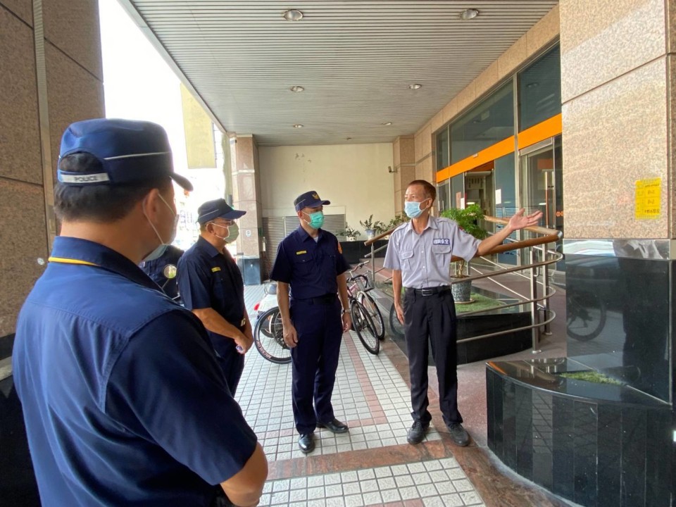 學甲警分局軍民聯合防空(萬安44號)演習