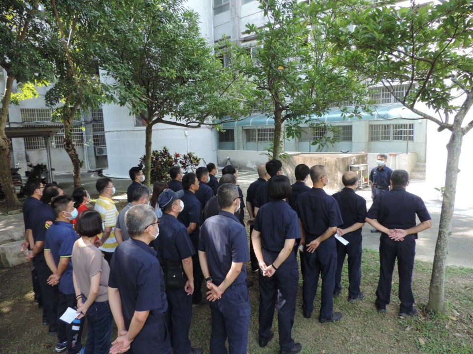 玉井分局舉行110年度地震防災教育暨初期緊急避難及應變演練