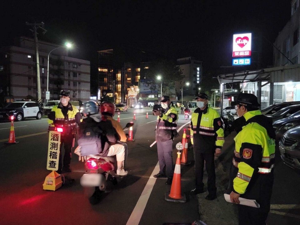 配合酒駕新制上路 竹市警持續加強執法臨檢及溯源