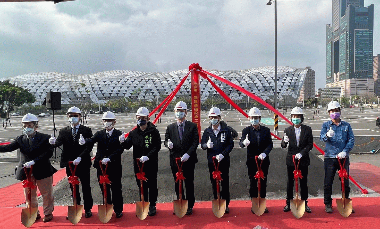 高雄軟體園區二期開發工程　新闢道路動土祈福