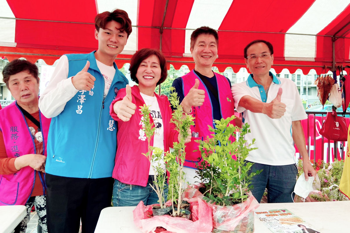 中火火力全開台中空汙苦  黃馨慧議員贈樹苗救空汙