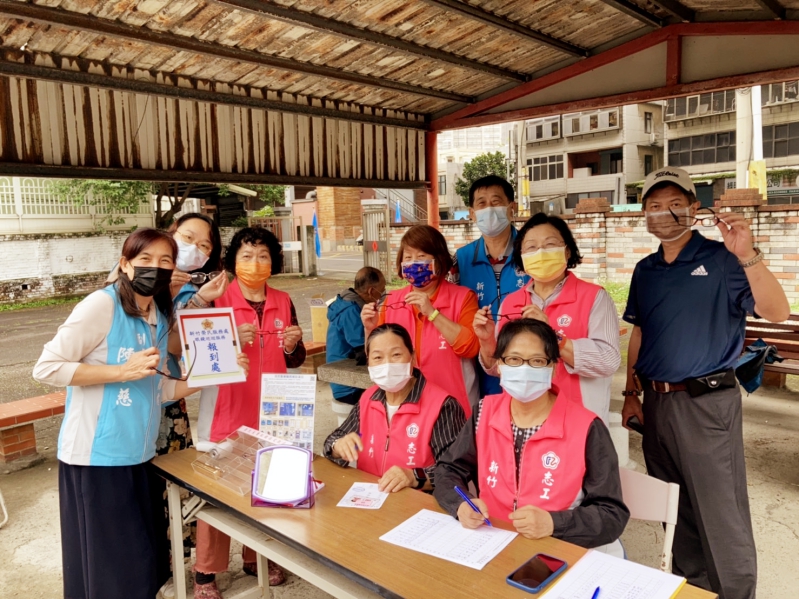 關心榮民健康提升視覺生活品質　新竹榮服處眼鏡巡迴服務列車啟動