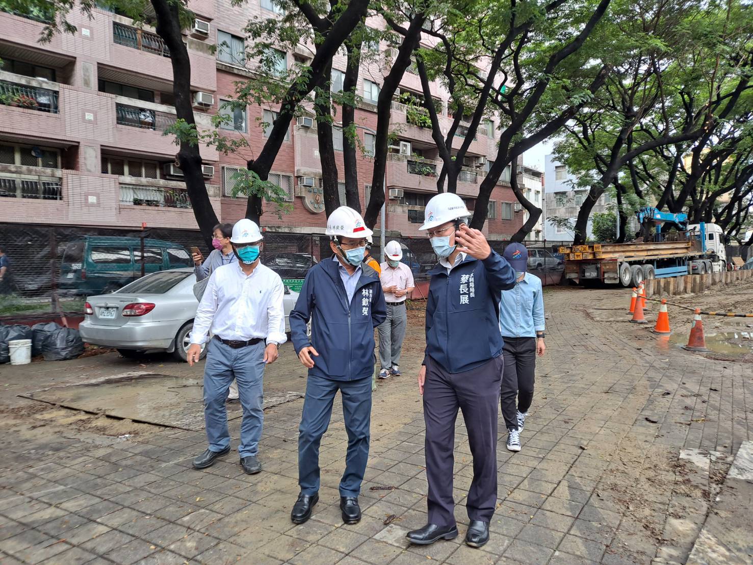 高雄降豪雨　副市長林欽榮視察防汛整備與排水改善工程