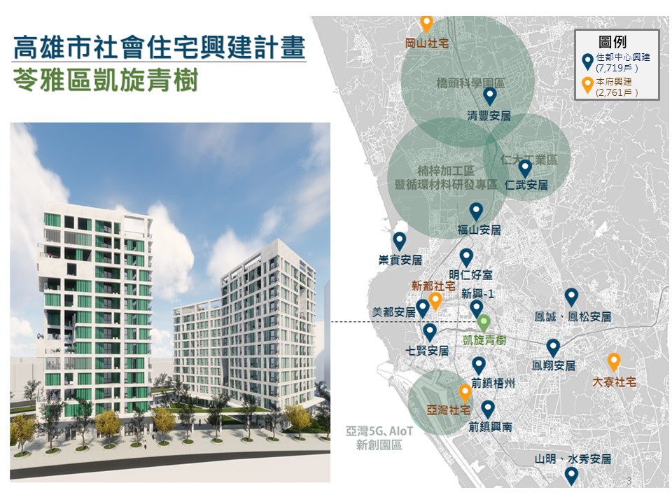 南臺灣首座新建型社宅即將完工  凱旋青樹預定下半年招租