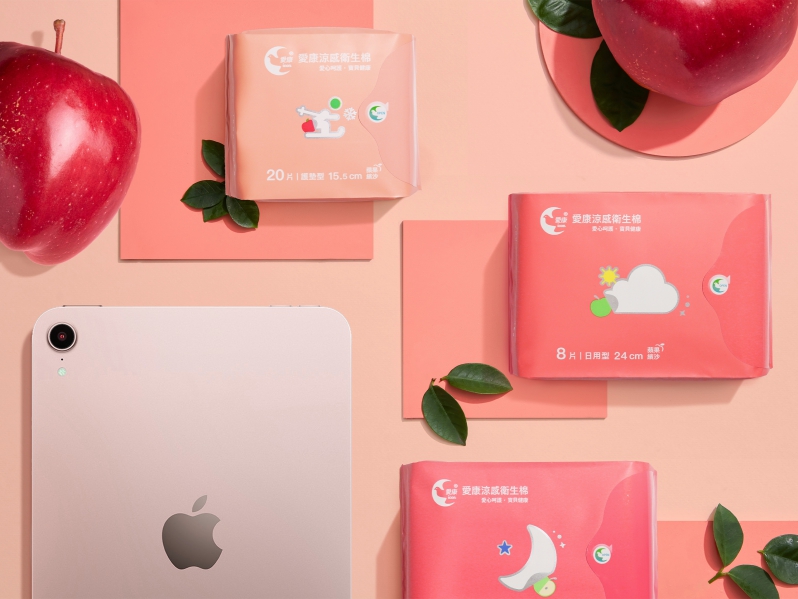女孩們夏日必備消暑聖品　「蘋果繽沙」涼感果香棉限量上市抽iPad！