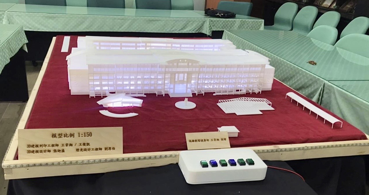 留下三年最美的回憶 陽明國中畢業生製作校園模型送學校