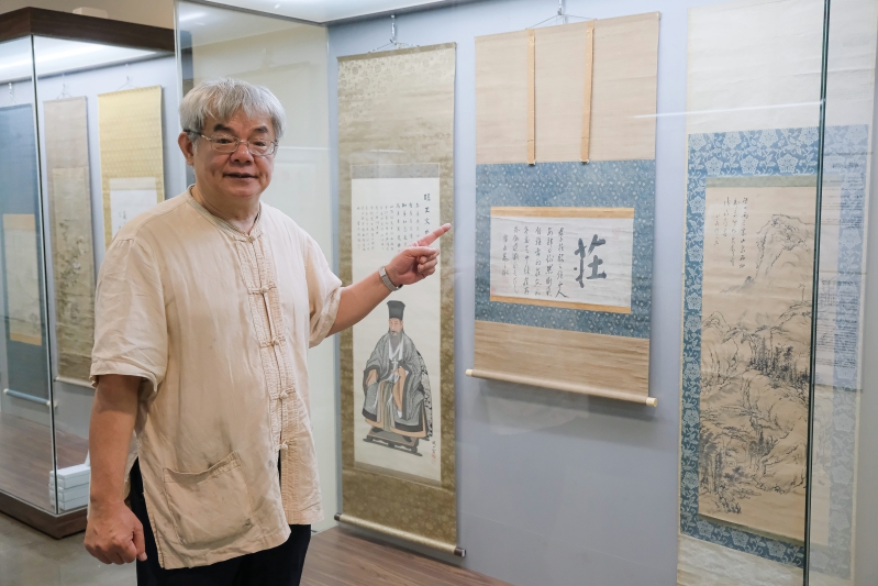 清大文物館獲楊儒賓教授捐贈珍貴書畫　近代中日文人交流躍然紙上