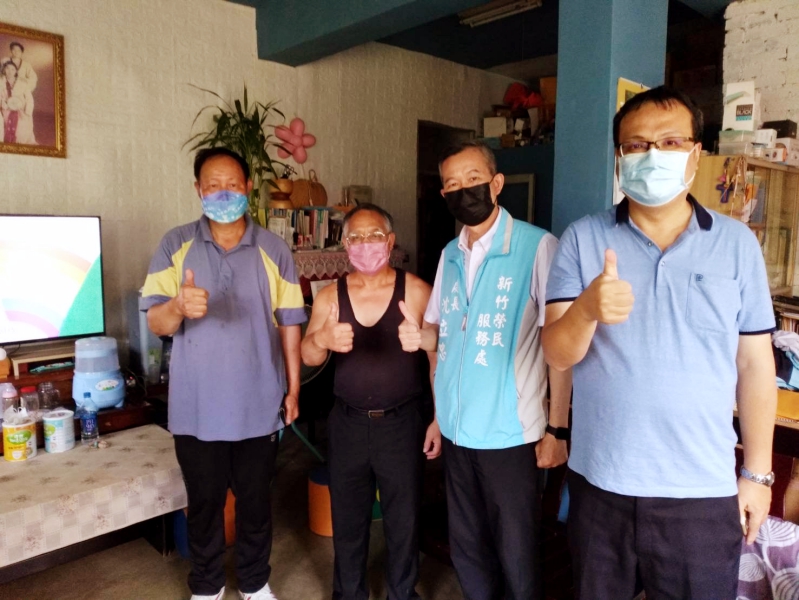 拜會尖石鄉長及後輔中心　新竹榮服處感謝助榮民眷防汛整備守護家園