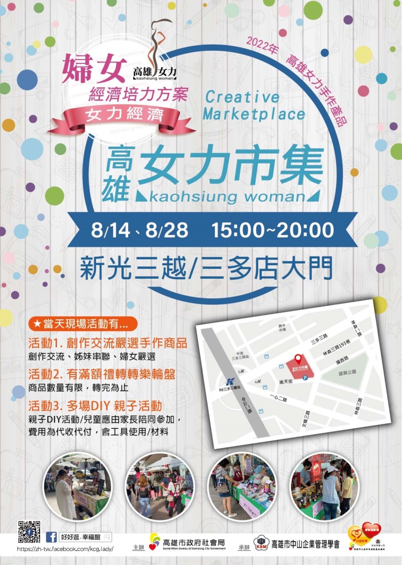 2022高雄女力FUN暑假  三多商圈市集趣味遊