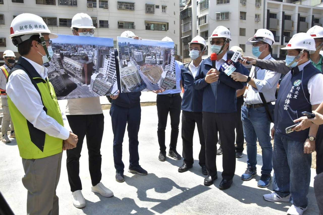 府北公園開闢工程 林副市長進度視察