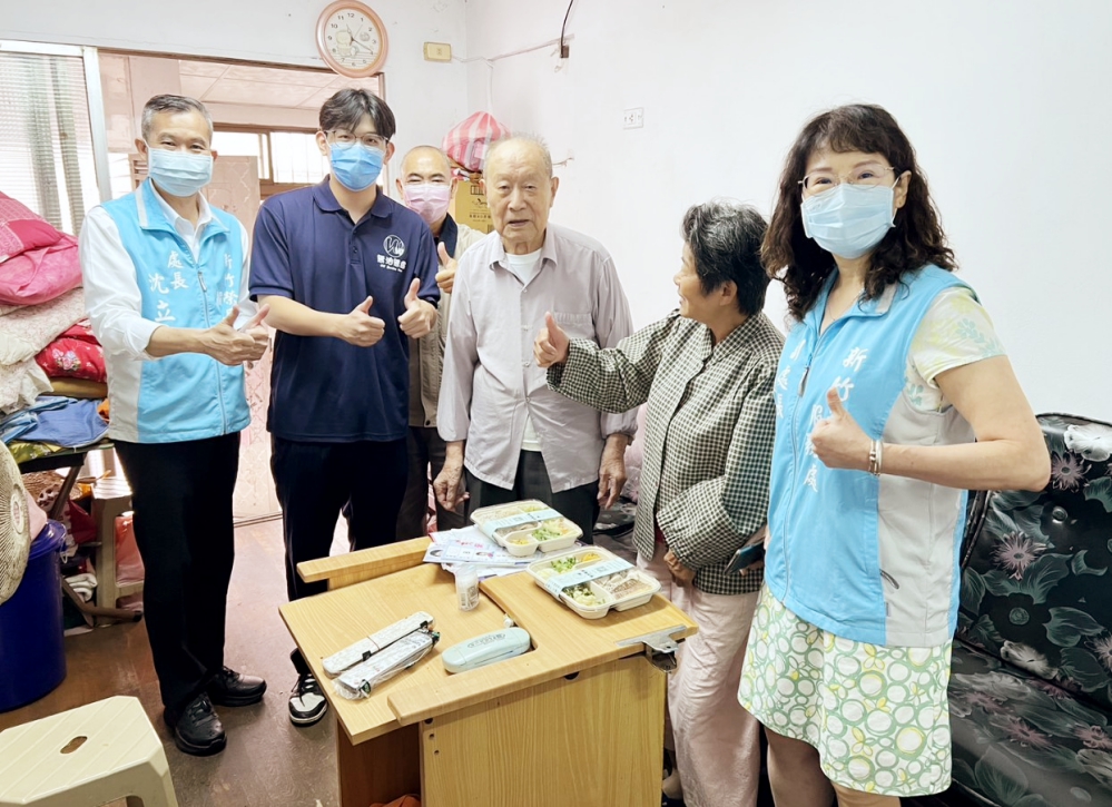 愛心捐贈健康餐盒關懷榮民眷　新竹榮服處致贈感謝狀予無油無慮