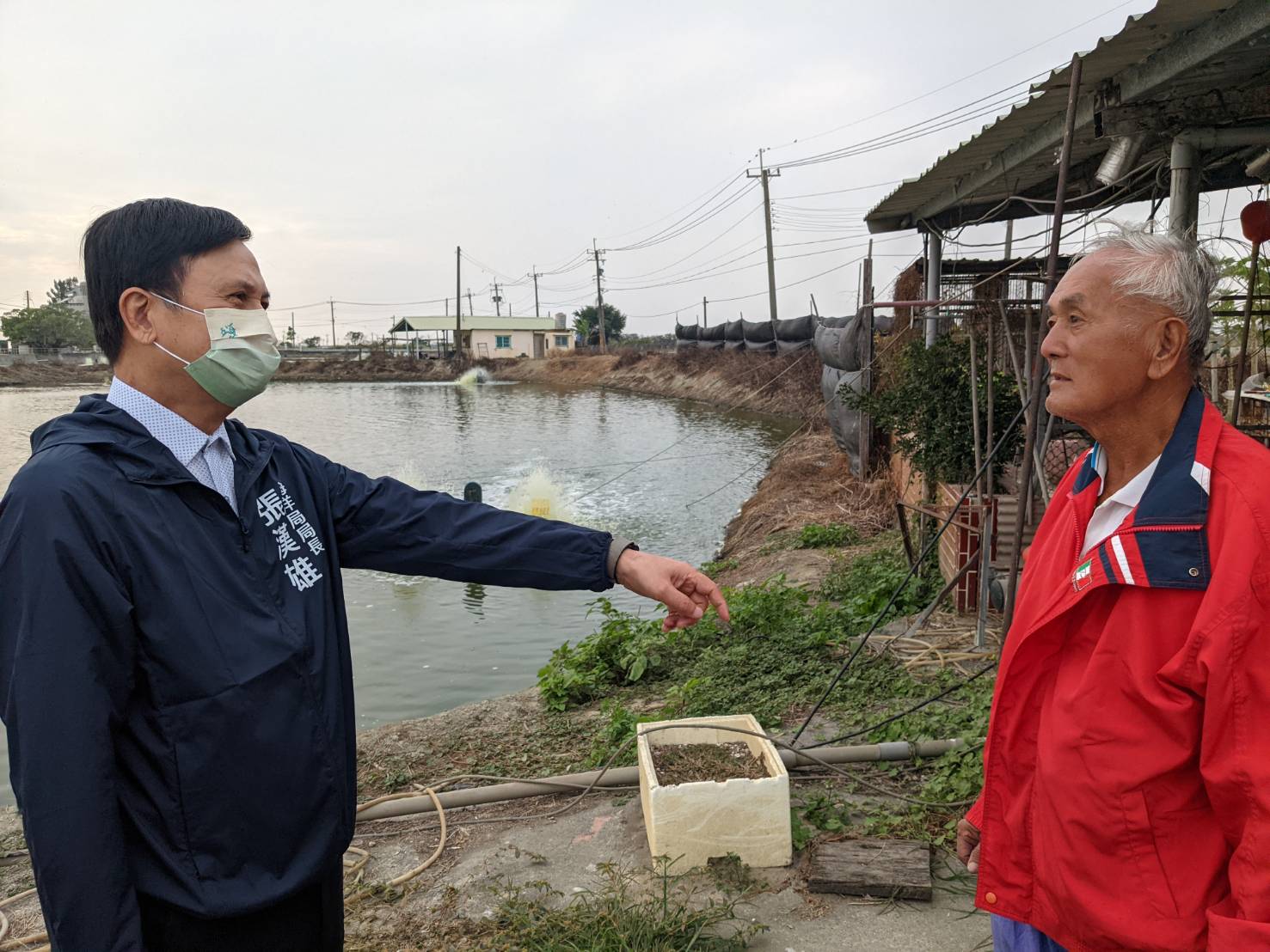 今年首波寒流南下，海洋局張漢雄局長籲請養殖漁民 提前做好防寒措施