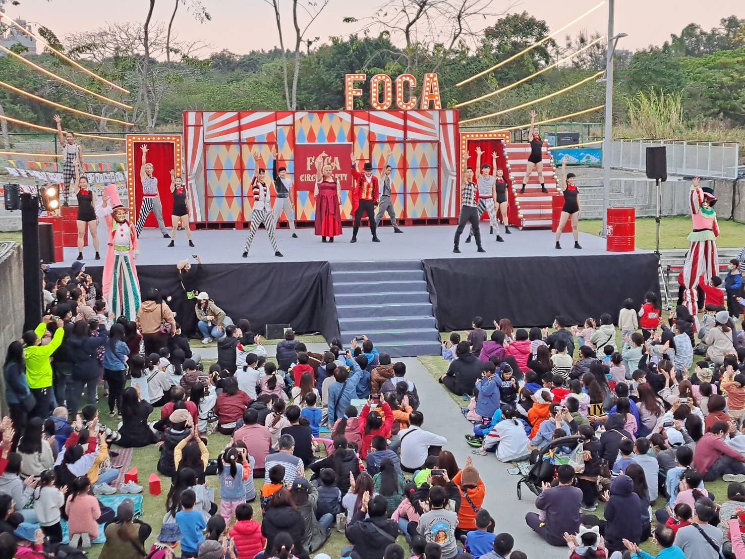 縣民公園《馬戲派對》熱鬧登場 與民同樂慶新年