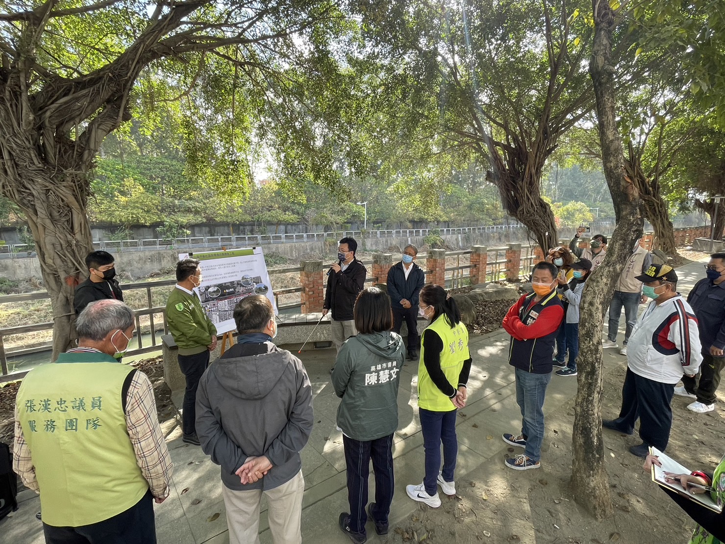 鳳山溪中崙河岸步道整建經費到位  市民散步運動更適意