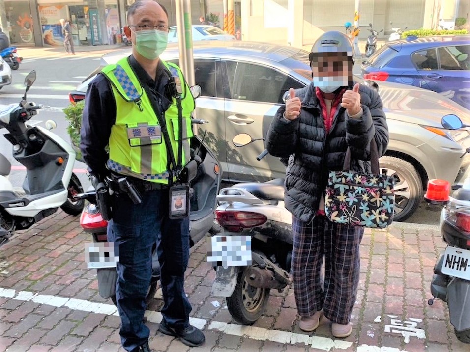 忘記機車停何處  北門警執行小順風助婦人尋回