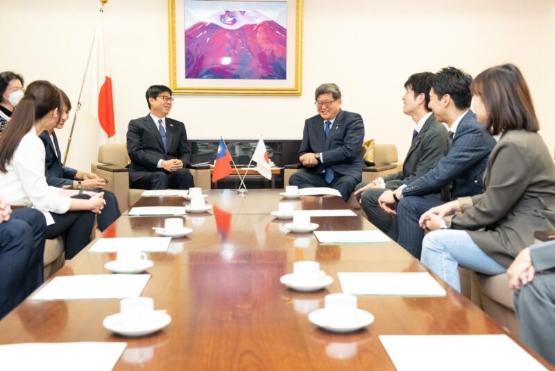 會見自民黨核心幹部  陳其邁以「羈絆」形容台日友誼