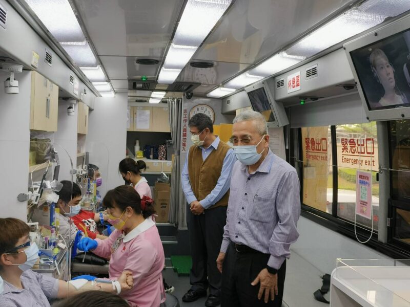 中油石化事業部捐血活動  執行長黃三泰率領各級主管到場響應
