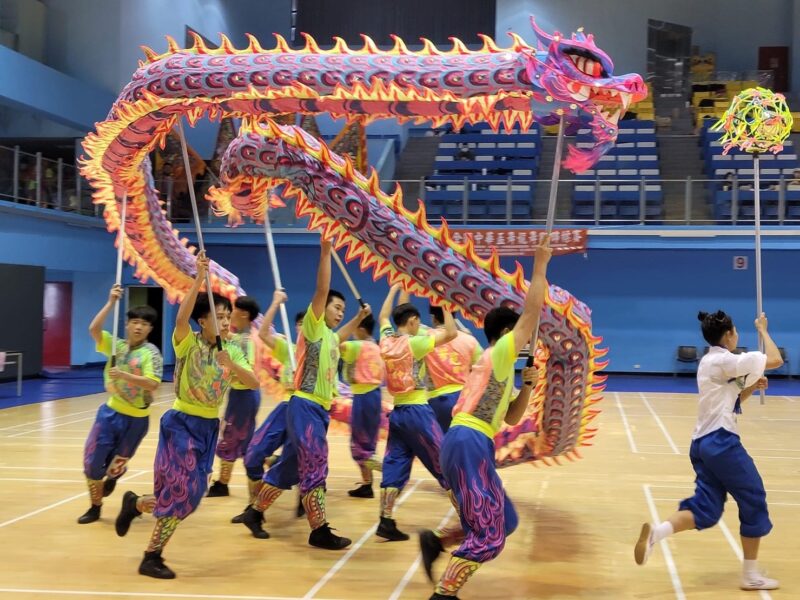 芳苑國中舞龍隊技藝稱霸全國　勇奪中華盃五金一銀