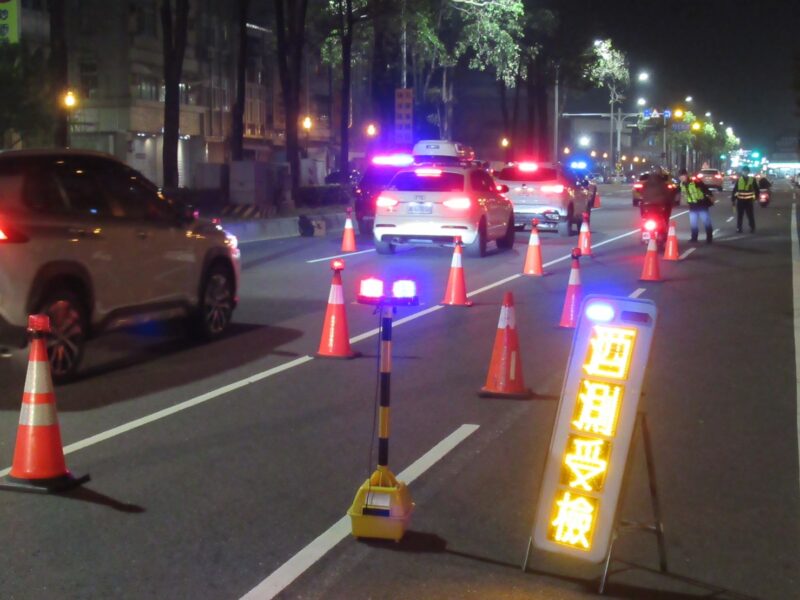 警六分局連續執行5天取締酒駕執法  南區酒駕肇事件數減少31%