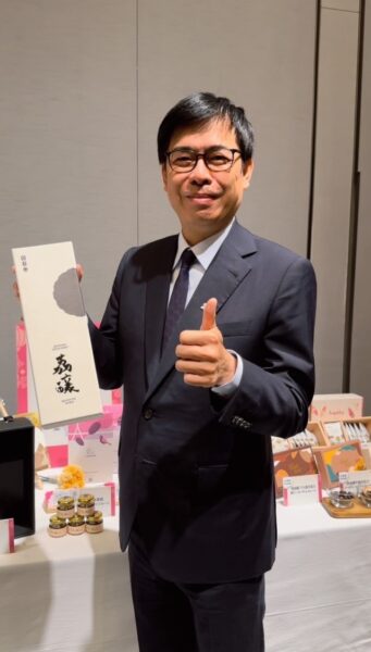 日本東京國際食品展展前記者會 高雄市長陳其邁大秀日文介紹高雄在地農漁產品