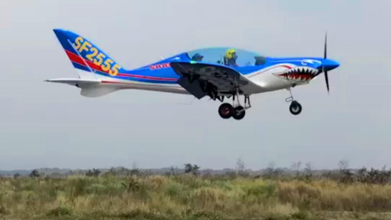 順風飛行俱樂部發表聲明　彰化輕航機墜機畫面曝