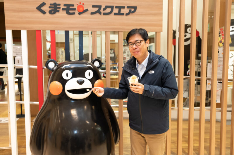 陳其邁攜高雄熊  提前為熊本熊慶生  取經熊本IP萌經濟 擬推雙熊聯名