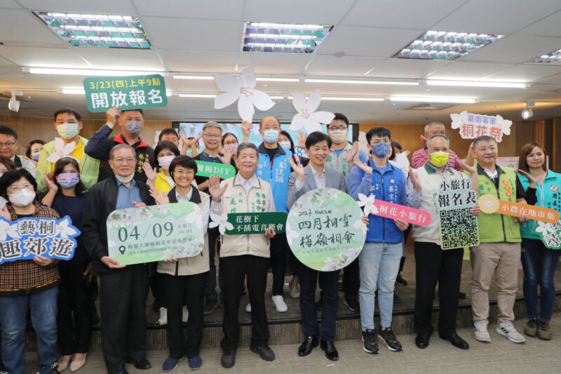 南市桐花祭即將登場  賞桐雪共度白色浪漫風潮