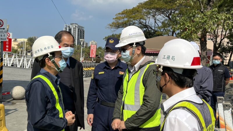 前鎮媽祖港橋重建進入地改階段  林副市長視察工程進度