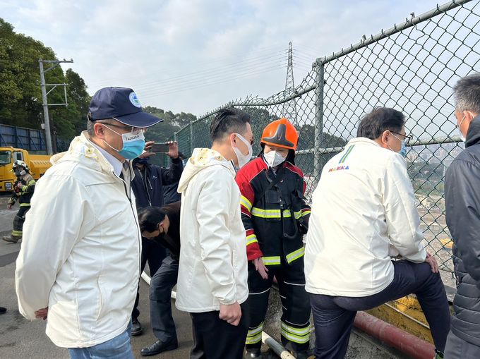 桃園會稽掩埋場火警　環保局及消防局積極應變全力搶救