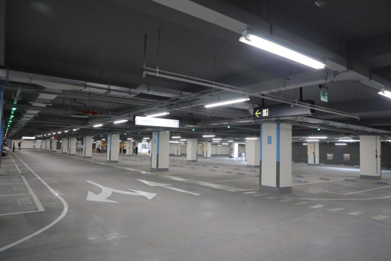 水萍塭公園地下停車場  4月1日起開放