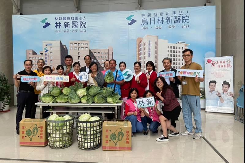 挺菜農送健康    1萬顆有機高麗菜回饋鄰里