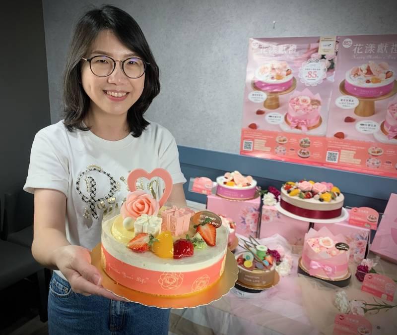 母親節「花心」85六款高顏值蛋糕搶攻媽媽少女心   APP會員消費再抽精美禮物