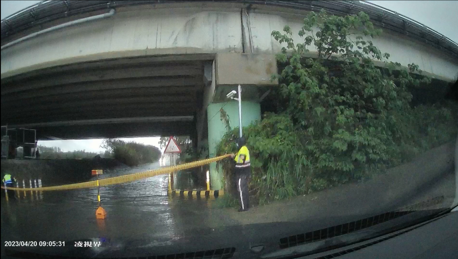 豪大雨來襲 豐原警加強轄內巡視及疏導管制