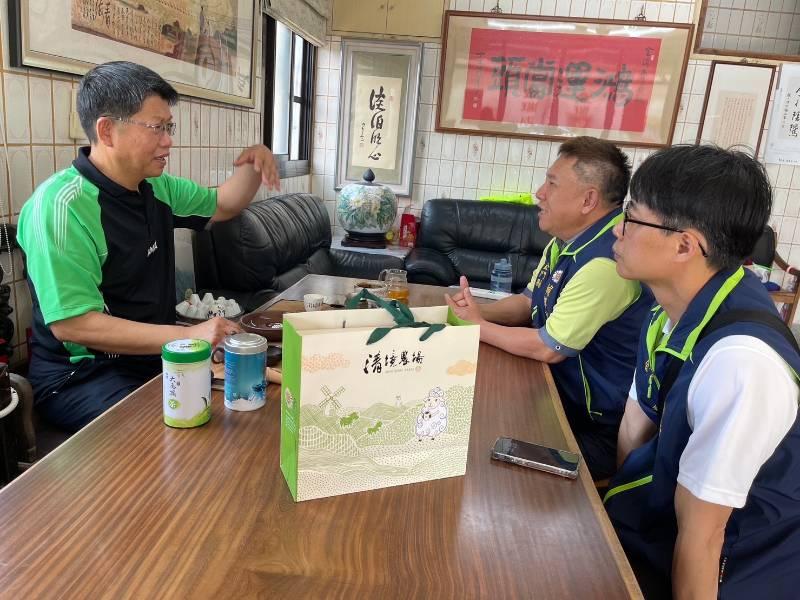 金門榮服處游文勇拜訪廠商 開拓就業職缺