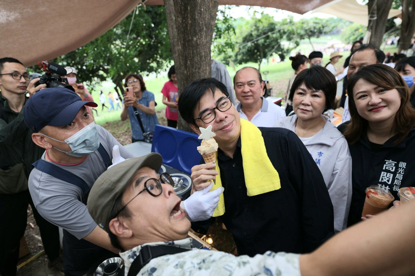 高雄市長陳其邁力邀一同歡聚岡山籮筐小趕集