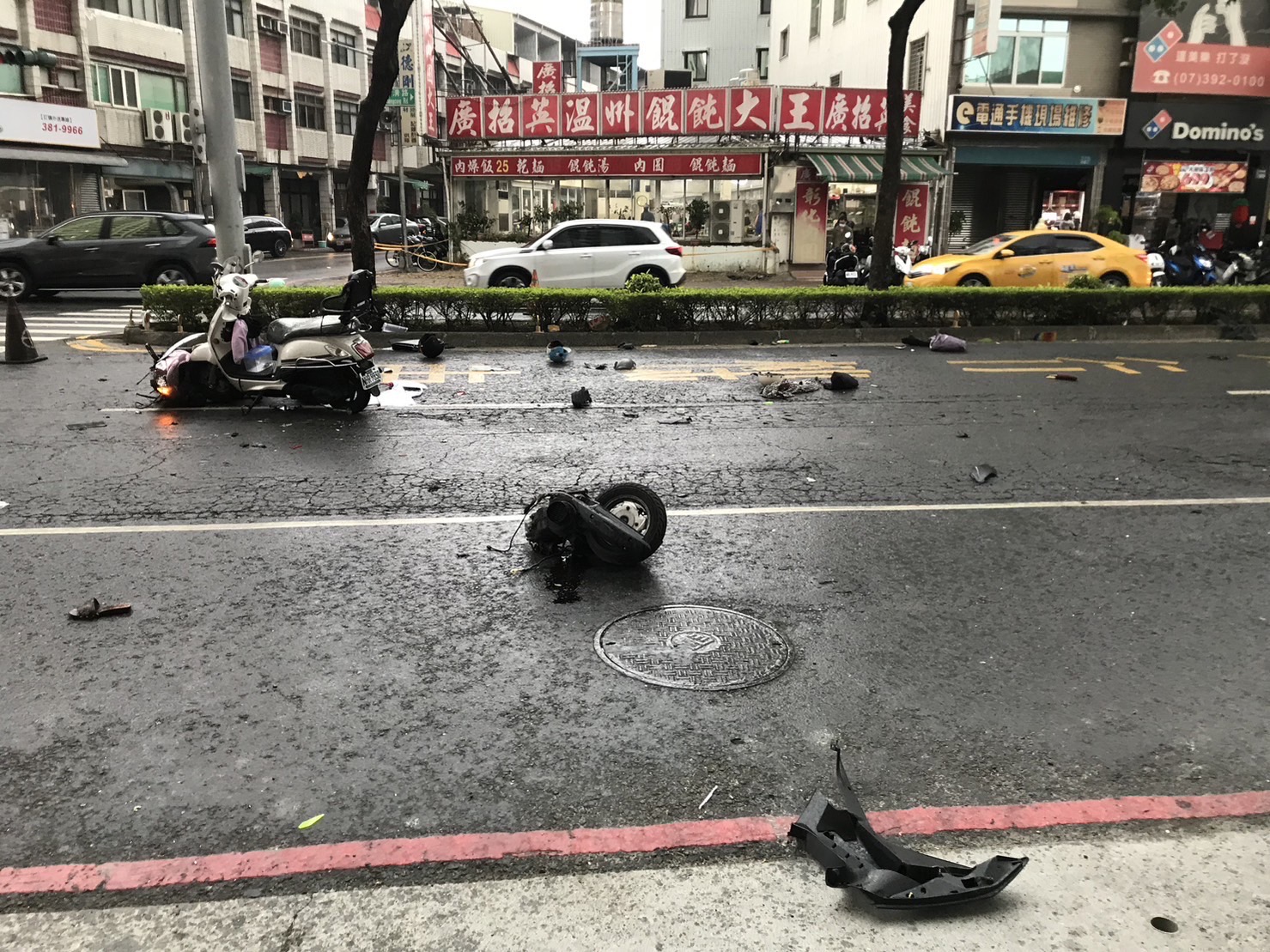 高雄市澄清、澄明路口交通事故造成死傷