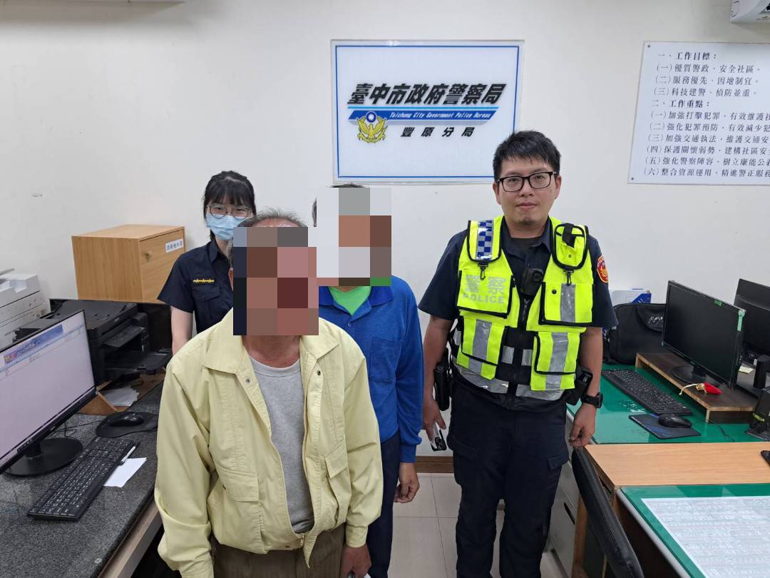 失智男徒步逾15公里遊蕩街頭　豐原警助返家