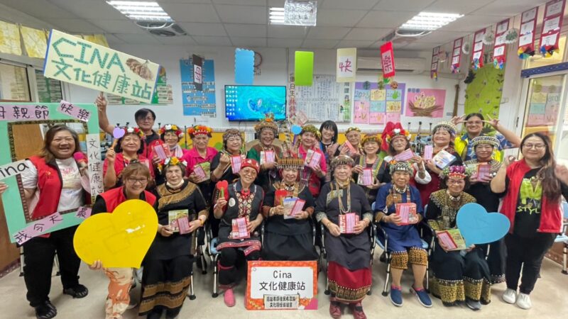 原民冰公主Elsa駕到 高市文健站歡度母親節