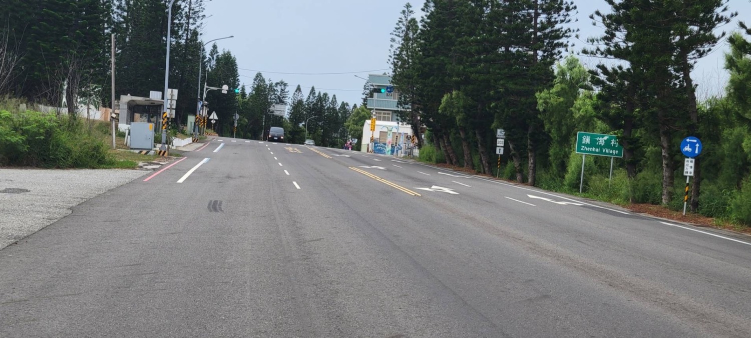 6 月9 日鎮海國中岔路口發生砂石車與機車疑似行車糾紛案