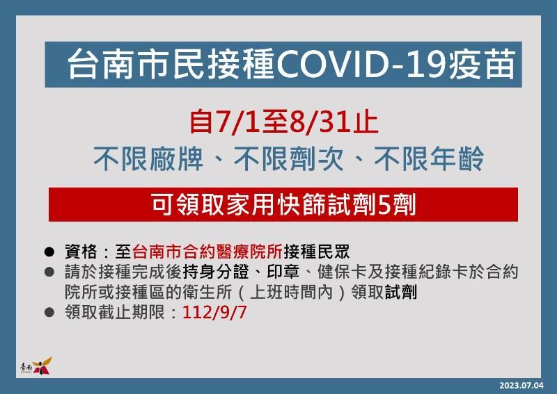 COVID-19疫情仍高原期 籲未接種雙價(BA.4/5)次世代疫苗可踴躍預約 保護自己與他人