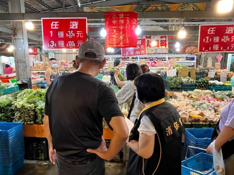 南市查核中元普渡食供品  貨源充足豬肉牲禮價微揚