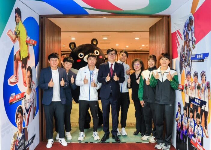 溫馨接見亞運高雄優秀選手  陳其邁勉勵選手續戰夢想